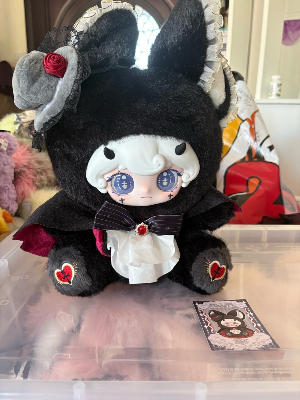 Momopop x Lilina Nocturne Earl Bat Plush Stuffed Animal Halloween 2023